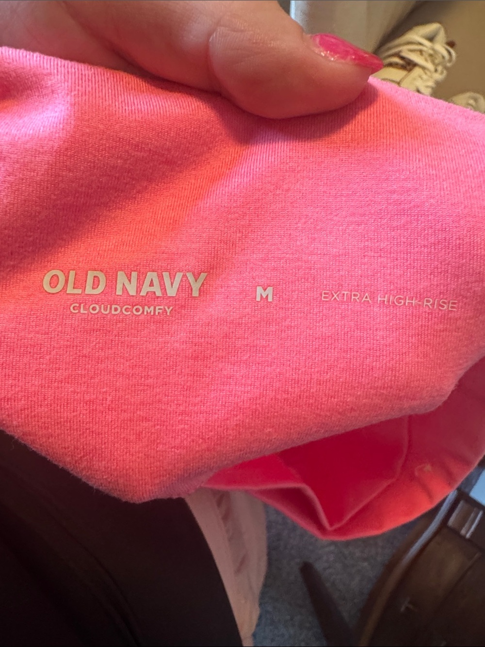 Old Navy Cloudcomfy High-Rise Pink Biker Shorts - Picture 4 of 4